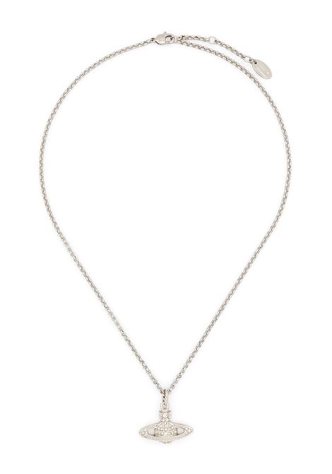 mini bas relief pendant woman platinum VIVIENNE WESTWOOD | 63020086-02P116-CNP116